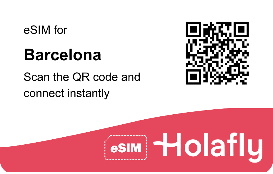 eSIM for Barcelona QR