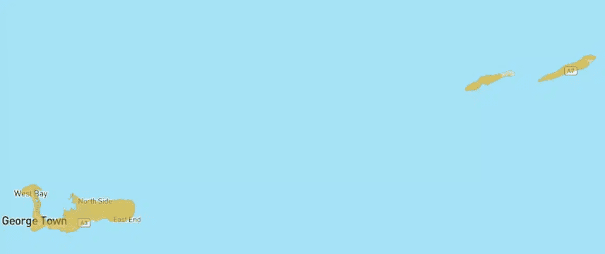 Digicel 4G coverage map in the Cayman Islands