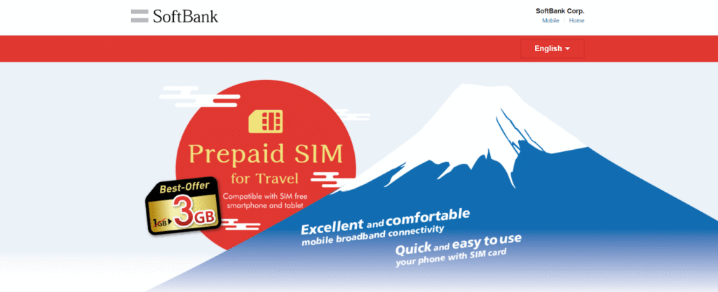 softbank sim card for japan