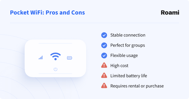 Pocket WiFi pros and cons for mobile internet in Egypt
