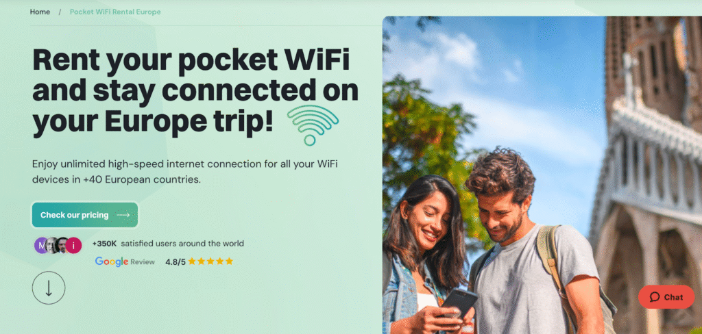 hippocket wifi pocket wifi for europe