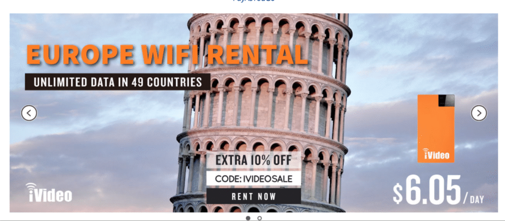 ivideo pocket wifi europe coverage