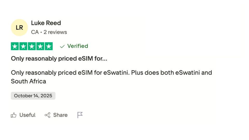 ubigi positive trustpilot review