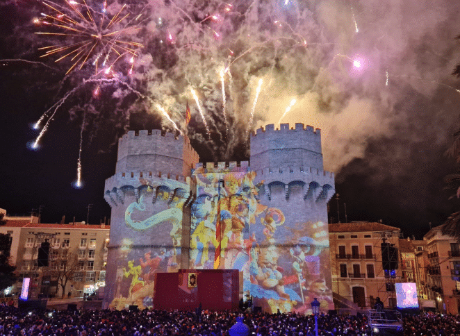 best time to visit spain: las fallas