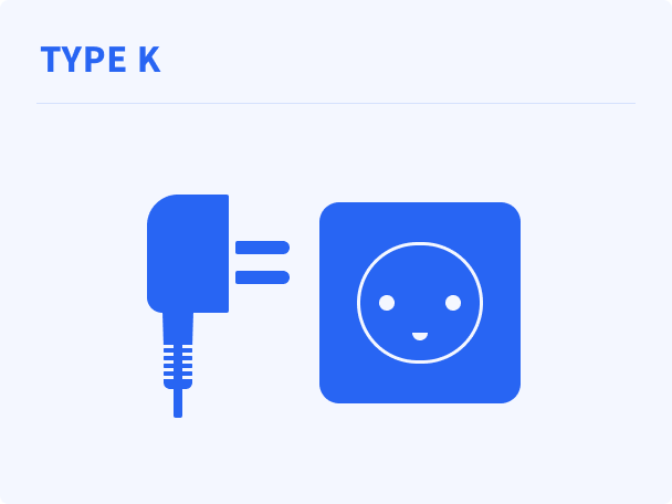 denmark plug type k