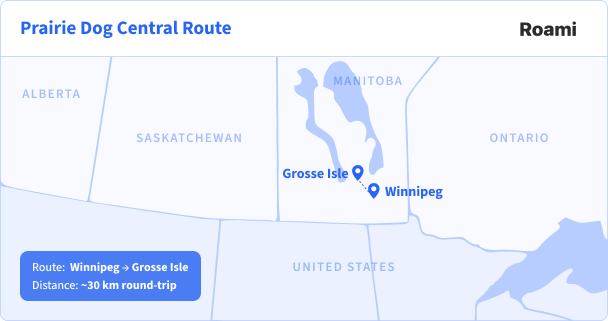 prarie dog central route
