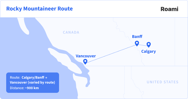 rocky mountaineer route