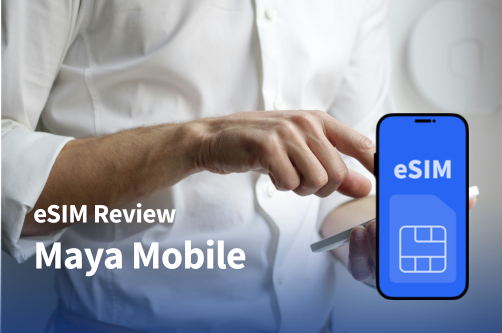 maya mobile eSIM hero