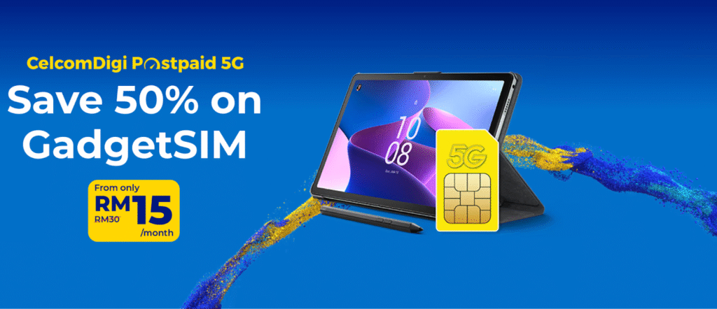Malaysia sim card provider homepage: celcomdigi